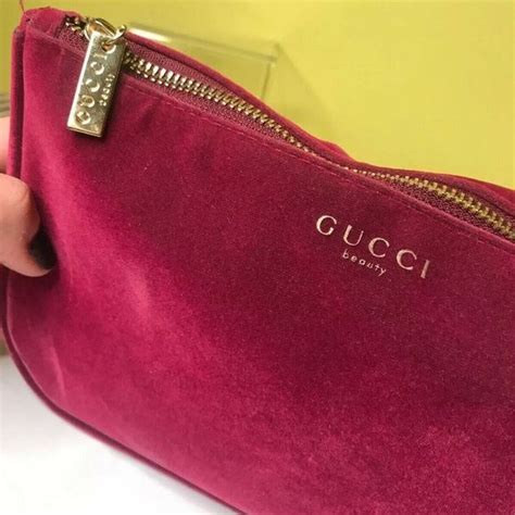 gucci beauty bag pink|Gucci make up bags.